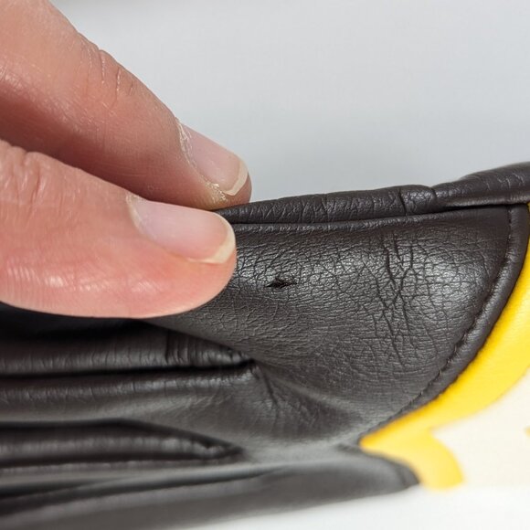 NOS vintage PVC gloves, 1970 style / 1980s ladies gloves Empire Made Hong Kong - Picture 4 of 12